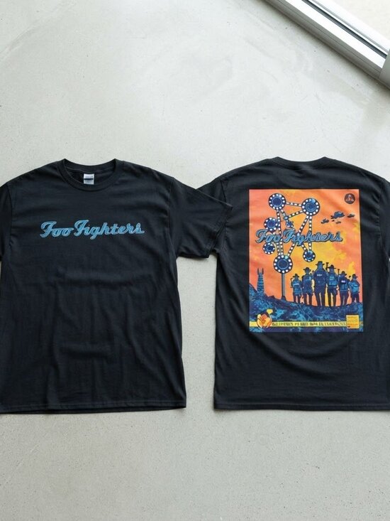 Gildan Other - Foo Fighters Las Vegas Concert Black T-Shirt S-4XL